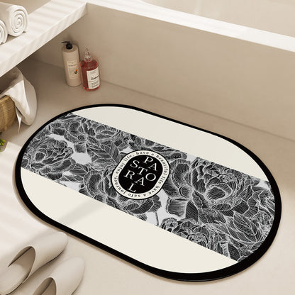 Decorative Motivational Bath Mat Acalora