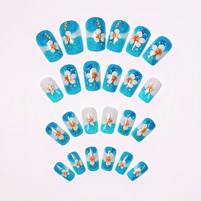 Floral 3D Nail Art Acalora