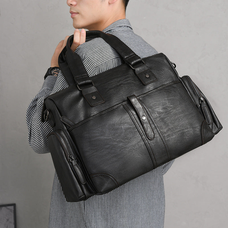 Premium Leather Briefcase Acalora