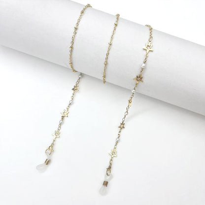Star-Embellished Eyewear Retainer Chain Acalora