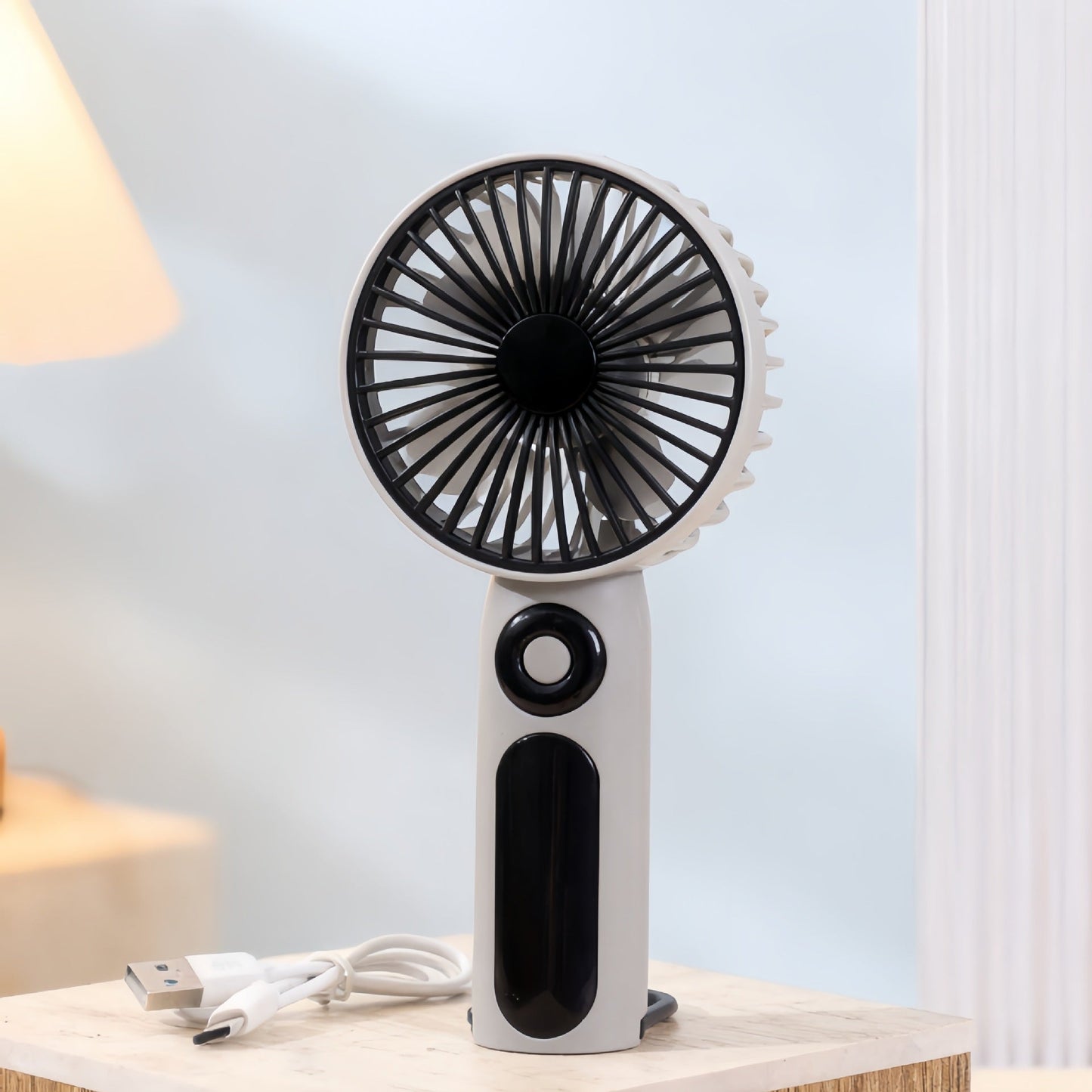 Ladies' Portable Handheld Fan with Ergonomic Handle Karnz