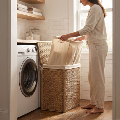 Woven Laundry Basket Acalora
