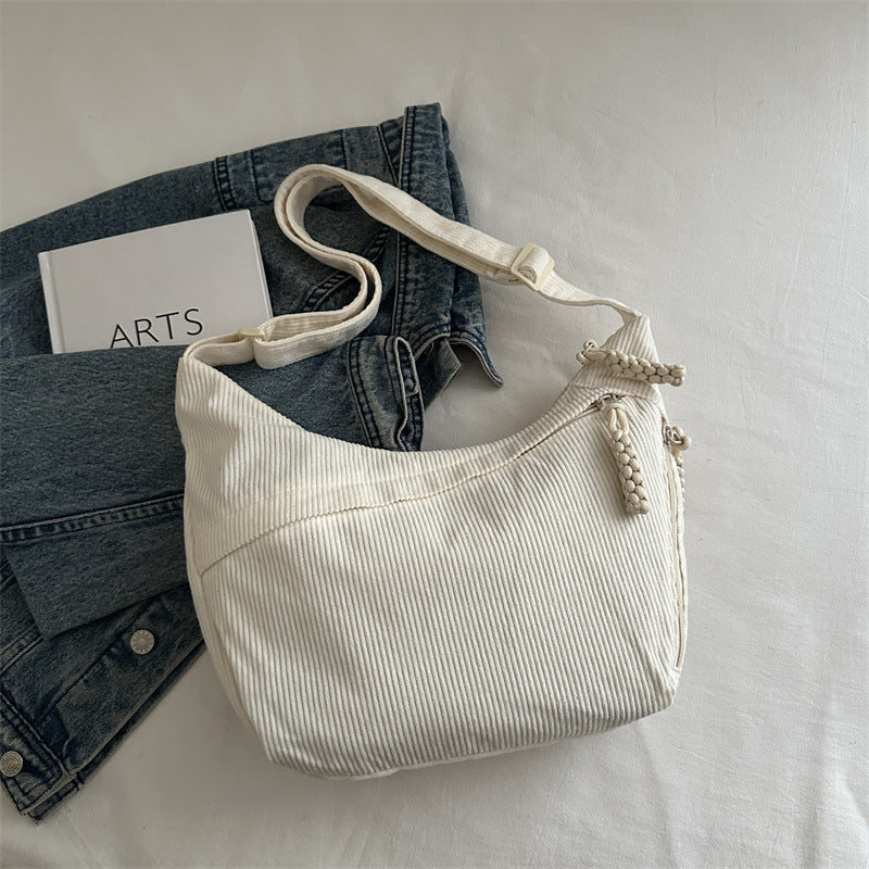 Eco-Friendly Ribbed Crossbody Bag Acalora
