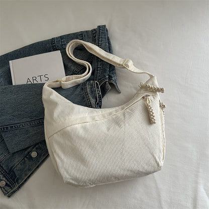 Eco-Friendly Ribbed Crossbody Bag Acalora
