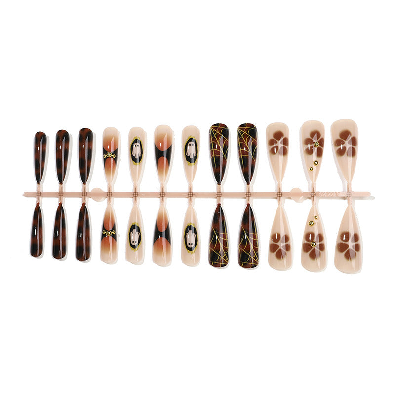 Artistic Stiletto Press-On Nail Art Acalora