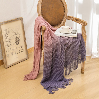Unisex Cozy Knitted Throw Blanket