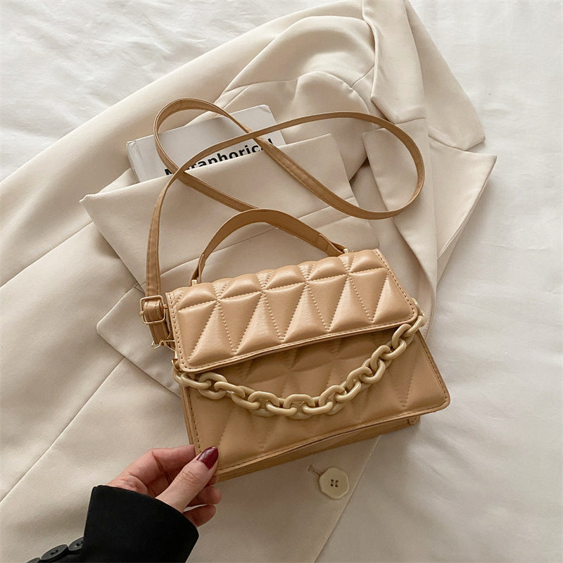 Quilted Mini Satchel Handbag Acalora
