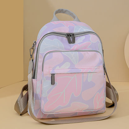Stylish Floral Patterned Backpack Acalora
