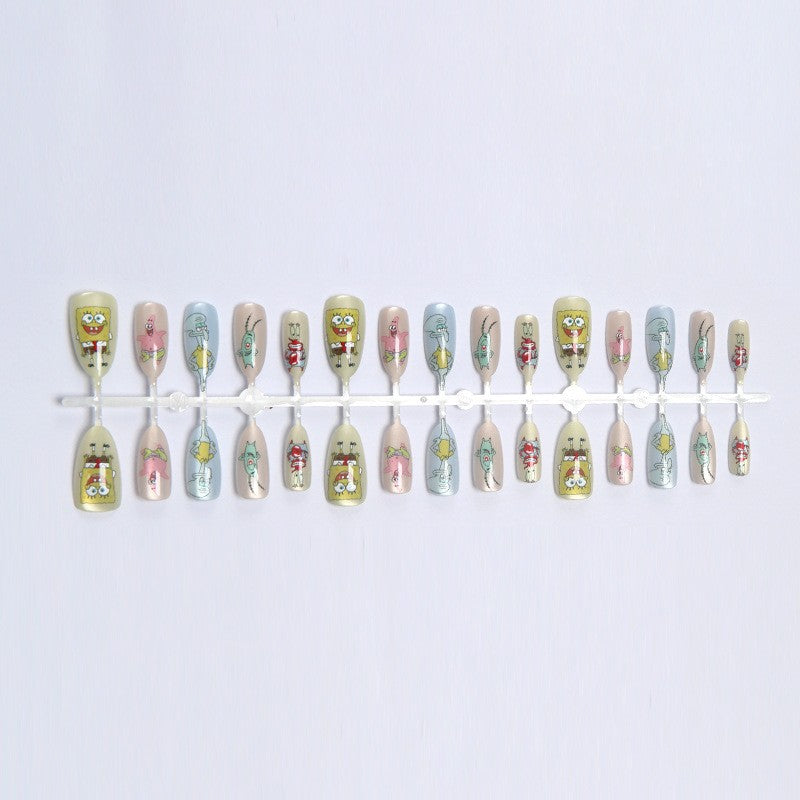 Creative nail design set with wonderful cartoon motifs Acalora
