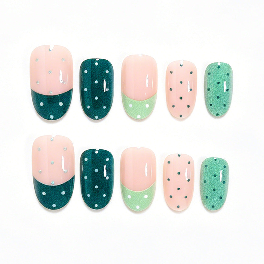 Playful Polka Dot Nail Wraps Acalora
