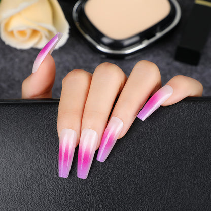 Glamorous artificial nails with gradient Acalora