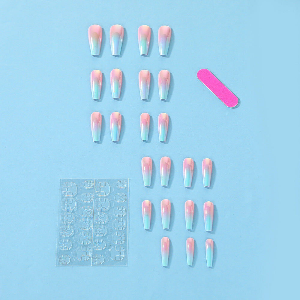 Artificial nails in modern ombre design Acalora