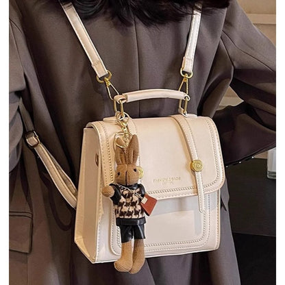 Vintage-Inspired Structured Crossbody Bag Acalora