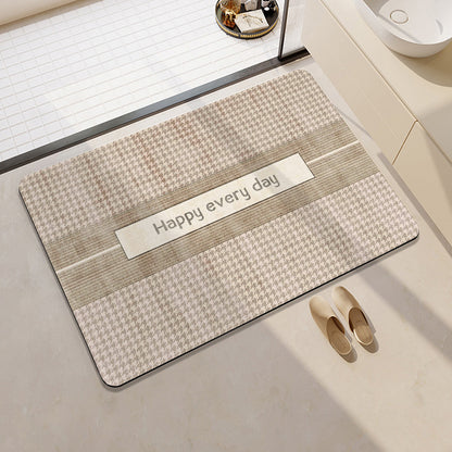 Abstract Pattern Non-Slip Bath Mat Acalora