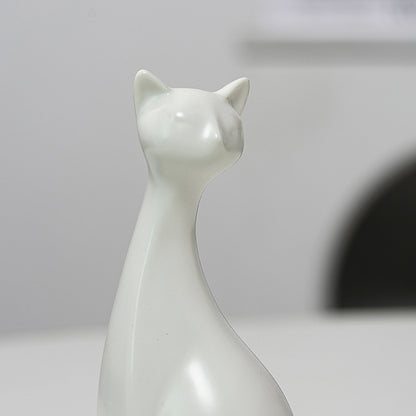 Decorative Ceramic Cat Acalora