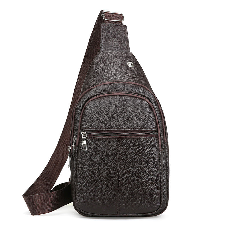 Premium Leather Sling Backpack Acalora