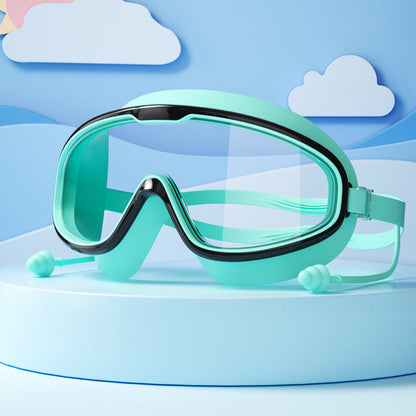 Skanto | Kid-Friendly Swim Goggles with Large Frames and Anti-Fog System