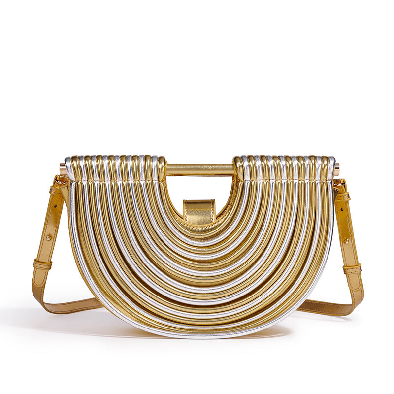 Structured Half-Circle Handbag Acalora