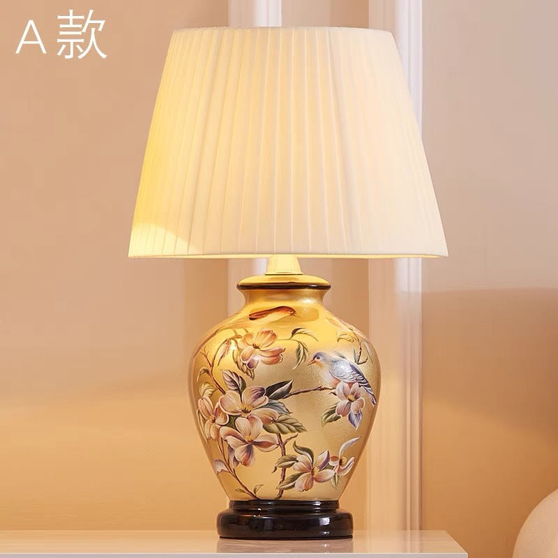 Elegant Floral Table Lamp