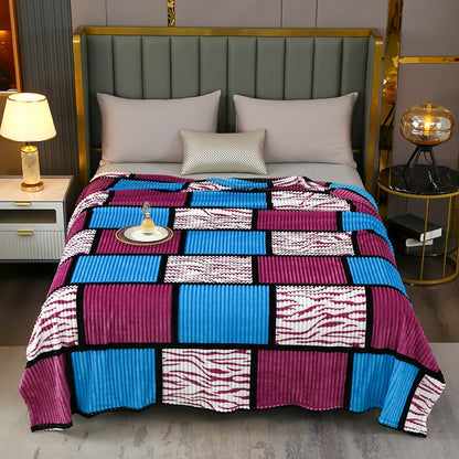 Decorative Fleece Throw Blanket