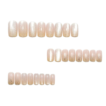 Artificial nails with glitter finish Acalora