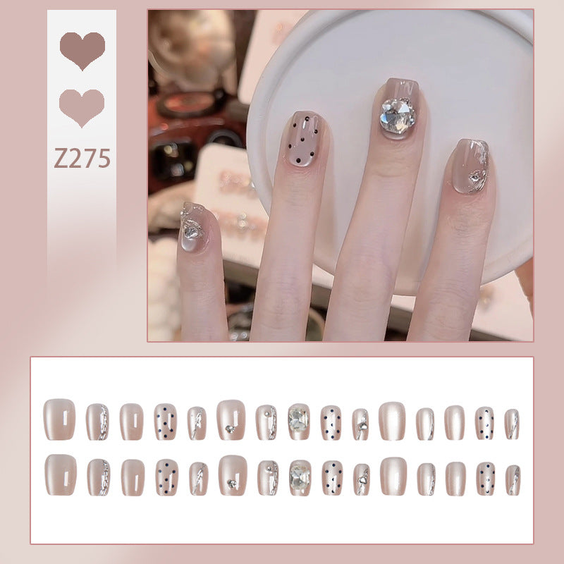 Artificial nail set with elegant 3D decorations Acalora