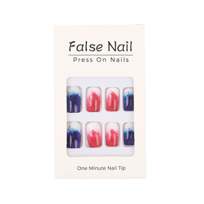 Art nails in creative gradient colors Acalora