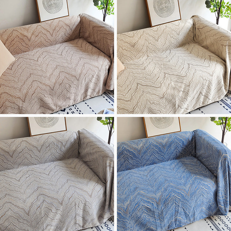 Elegant Textured Sofa Cover