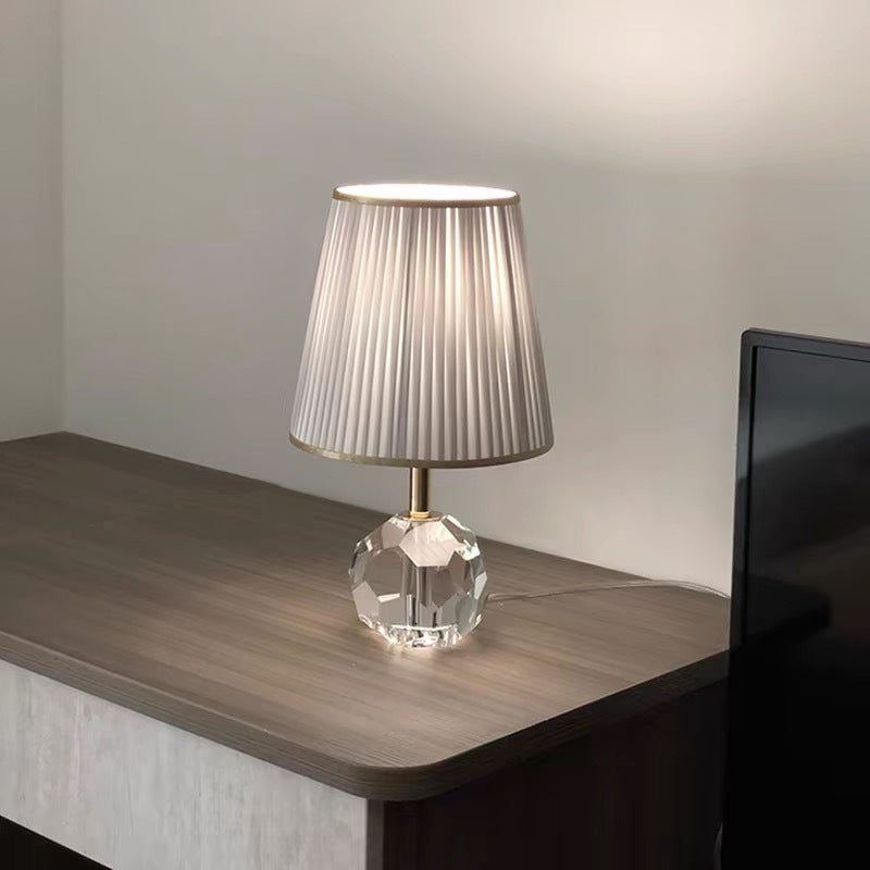 Crystal Base Accent Table Lamp