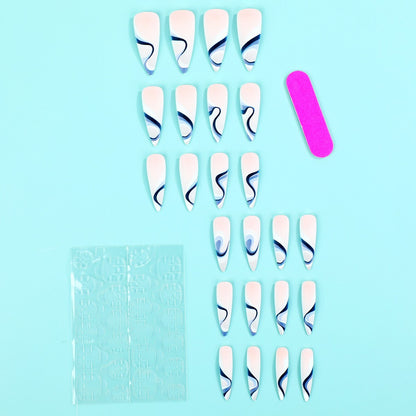 Professional artificial nails with elegant designs Acalora