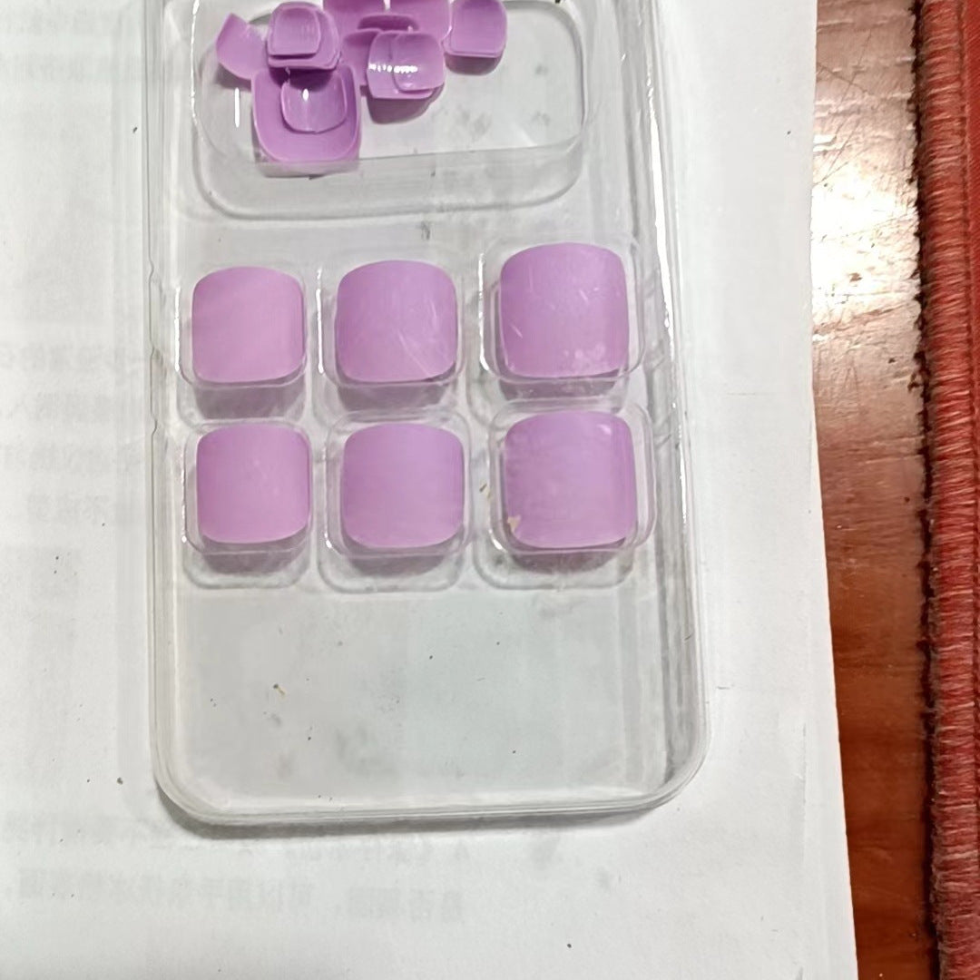 Square-Shaped Press-On Nail Set Acalora