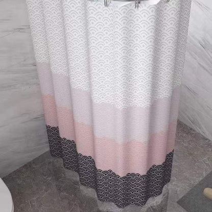 Modern Abstract Printed Shower Curtain
