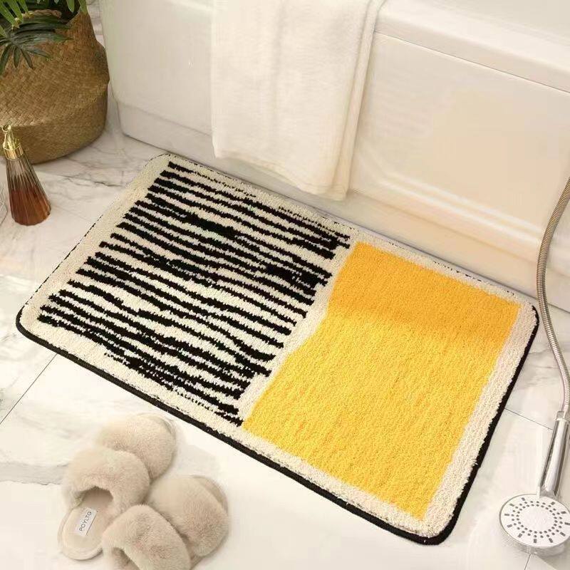 Modern Abstract Pattern Bath Mat