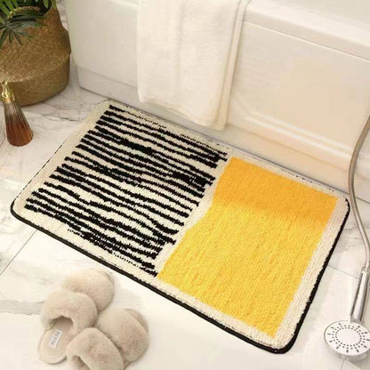 Modern Abstract Pattern Bath Mat