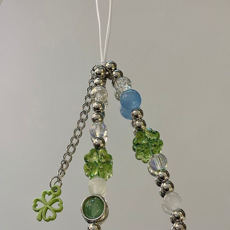 Decorative Beaded Mobile Phone Charm Acalora