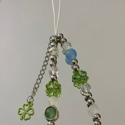 Decorative Beaded Mobile Phone Charm Acalora