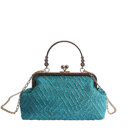 Vintage-Inspired Textured Crossbody Bag Acalora