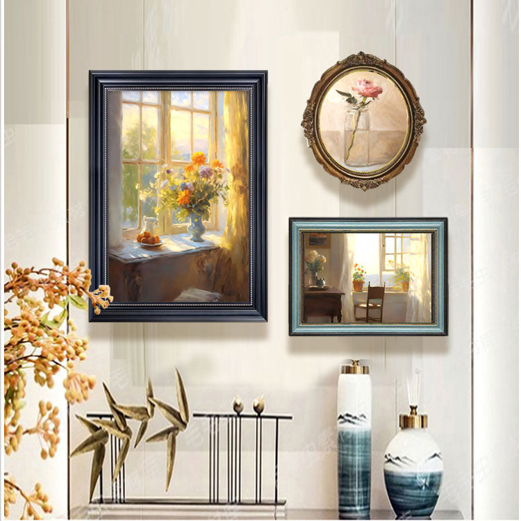 Vintage Floral Wall Decoration Print