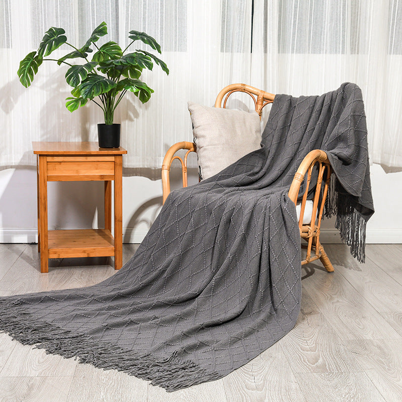 Cozy Knitted Throw