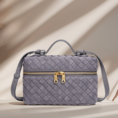 Handcrafted Textured Leather Crossbody Bag Acalora