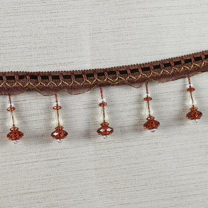 Decorative lace trim with pearls Acalora