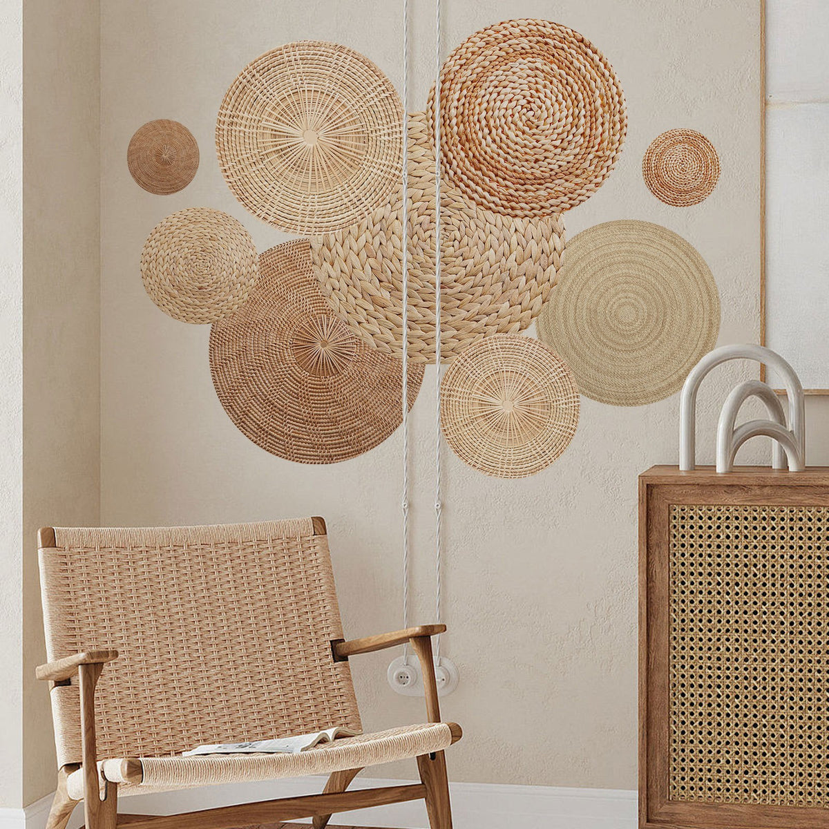 Elegant Wall Decoration Made of Natural Materials Acalora