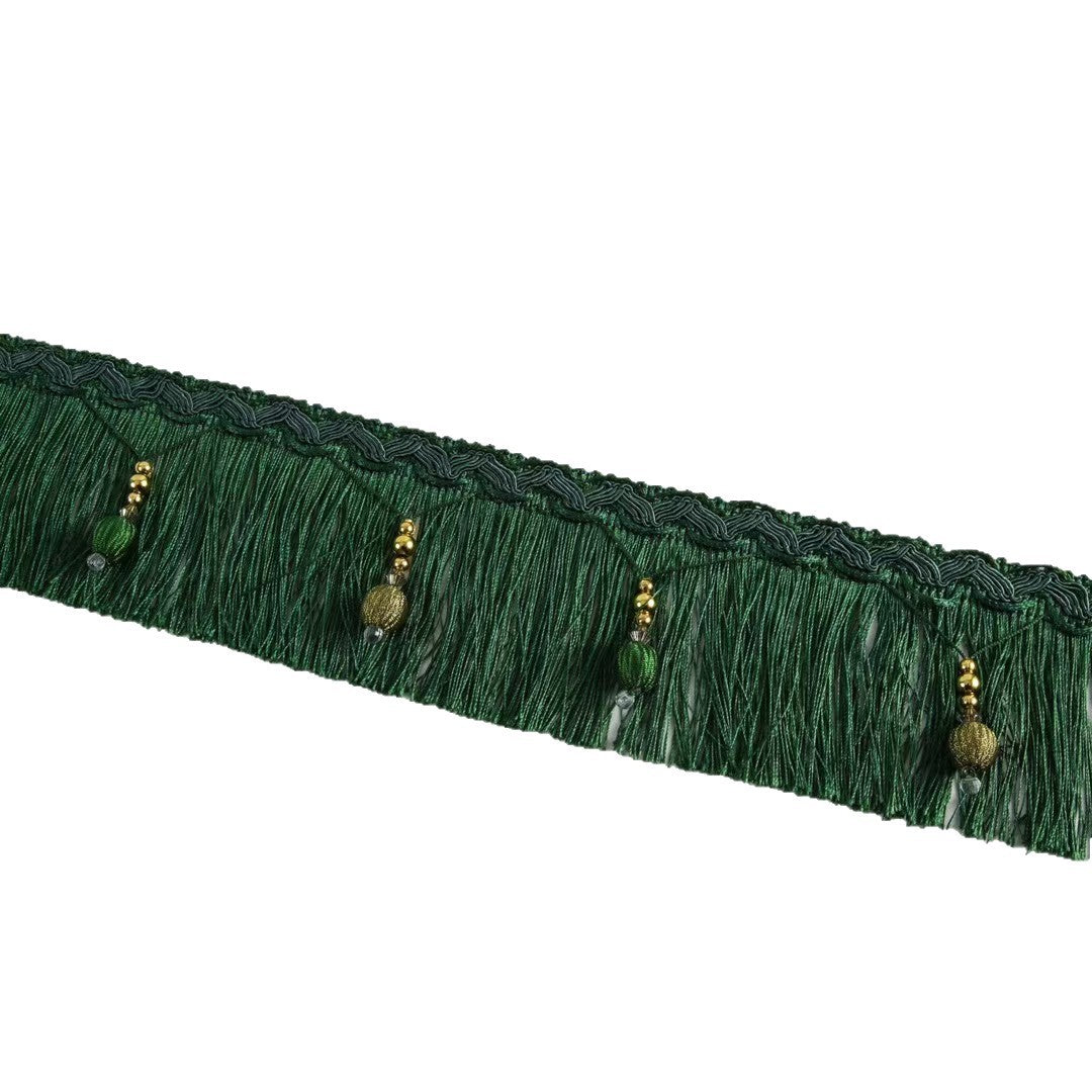 Luxury Fringe Braid with Bead Trim Acalora