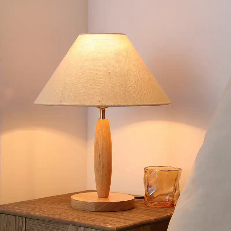 Stylish Wooden Base Table Lamp