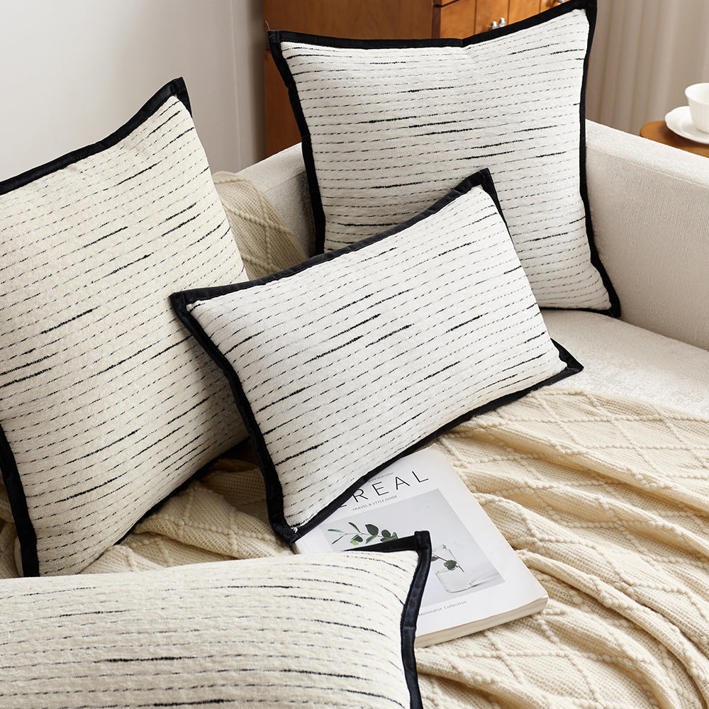 Chic Textured Decorative Cushion