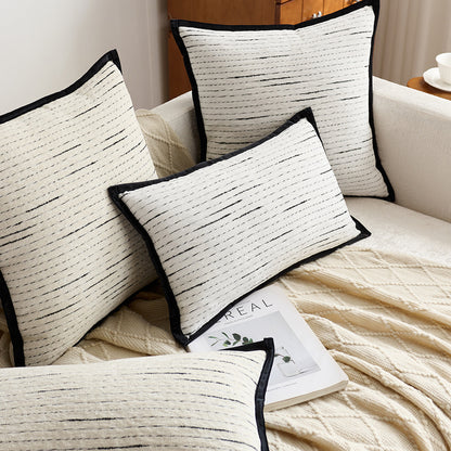 Chic Textured Decorative Cushion
