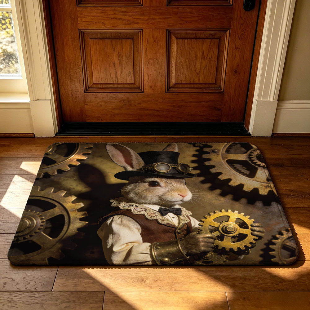 Unisex Playful Garden-Themed Area Mat