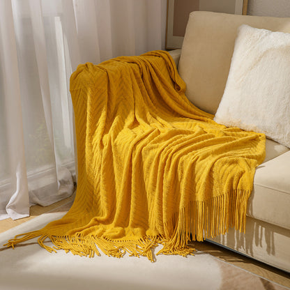 Unisex Cozy Knit Blanket