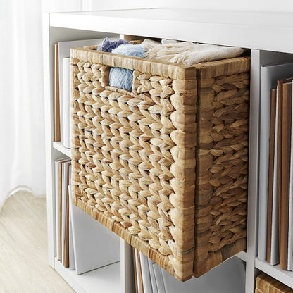 Rustic Decorative Basket Made of Natural Fibers Acalora