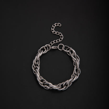 Elegant Geometric Link Bracelet Acalora